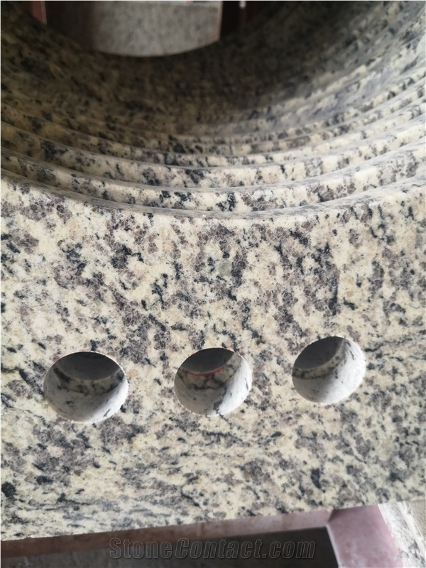 Tiger Skin Red Granite Honeycomb Panelused For Countertop / Kitchen Bar Top