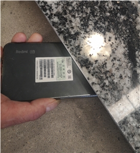 Translucent Glass Backed Black Granite Used For Background