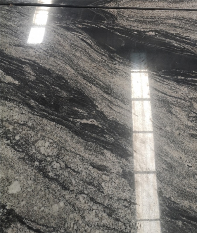 Translucent Glass Backed Black Granite Used For Background