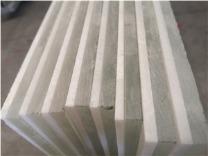 Translucent Glass Backlit White Onyx Stone Panel For Celing
