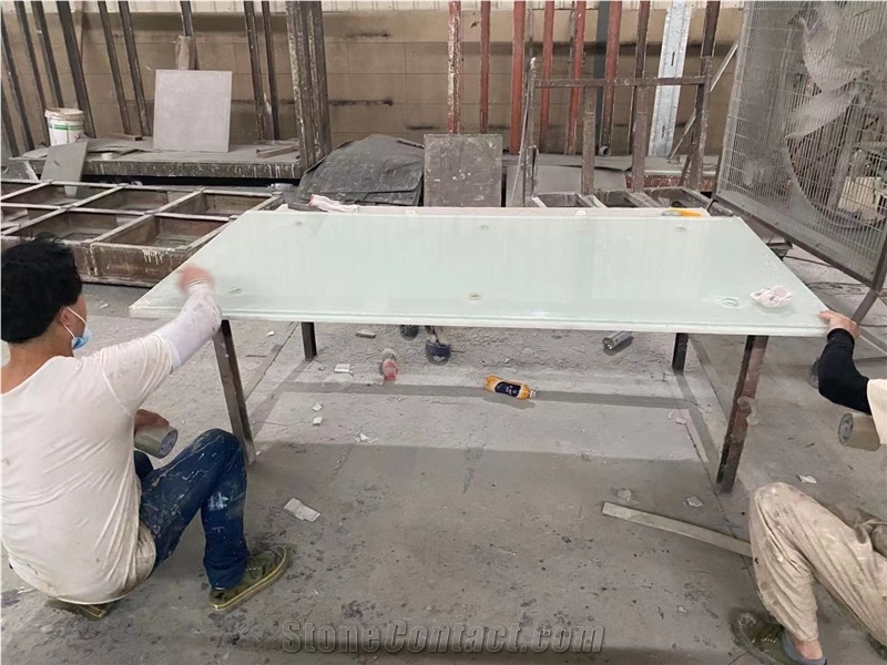 Translucent Onxy Backlit Glass Stone Panels