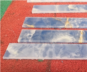Translucent Onyx Backlit Glass Panels Bathroom Tops