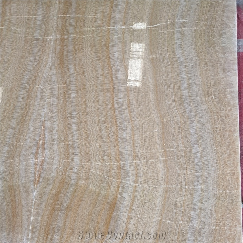 Translucent Yellow Onyx Backlit Glass Panels