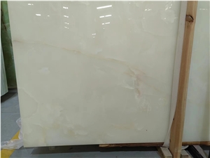 White Onyx Backed Translucent Glass