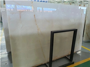 White Onyx Backed Translucent Glass
