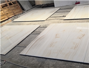 White Onyx Laminated Natural Stone Panels For Outdoor Uses