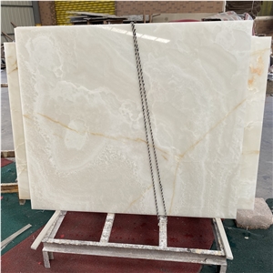 White Onyx Translucent Backed For Backlit Honeycomb Panels