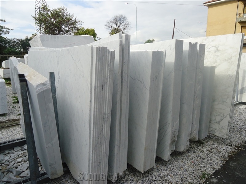 Bianco Carrara Venato C Marble Slabs