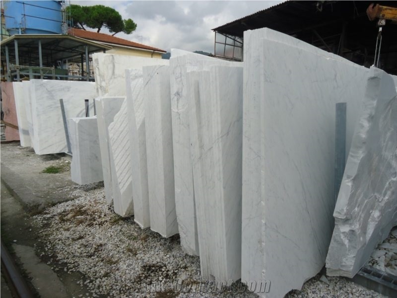 Bianco Carrara Venato C Marble Slabs