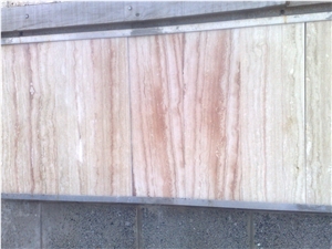 Travertino Ascolano Striato Slabs, Tiles
