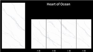 China Manufactured Heart Of Ocean Sintered Stone Slab