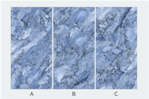 High Quality Imperial Blue Sintered Stone Polished Slab