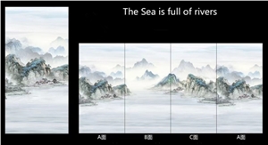 Reliable Quality The Sea Is Full Of Rivers Sintered Stone