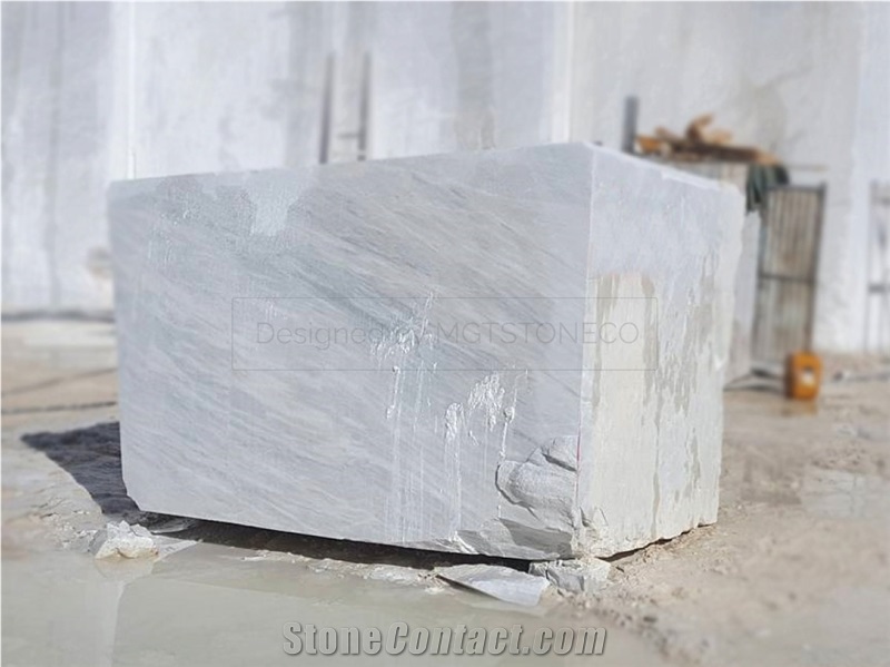 Cloud Pure White Marble Blocks