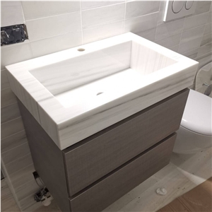 Bianco Dolomite Marble Wash Basin