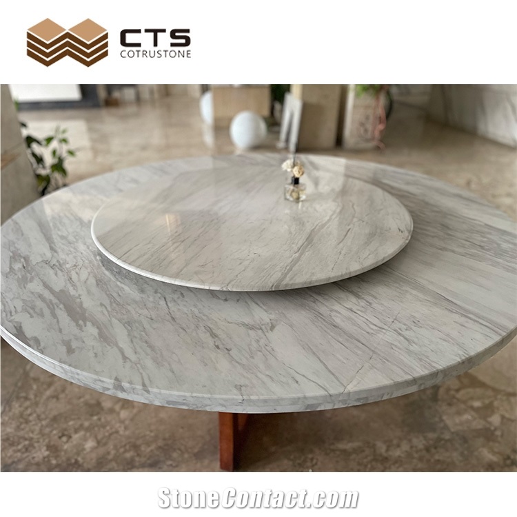 Wholesale Custom Volakas Double Dinner Desk Home Decor