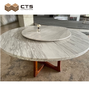 Wholesale Custom Volakas Double Dinner Desk Home Decor