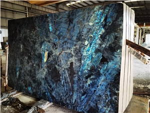 Lemurian Blue Labradorite Blue Granite Slabs Floor Wall Lemurian Blue Labradorite Blue Granite Slabs Floor Wall