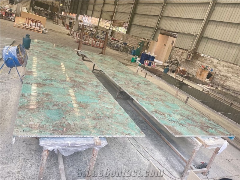 Aluminum Stone Ultra-Thin Veneer Honeycomb Backlit Panel