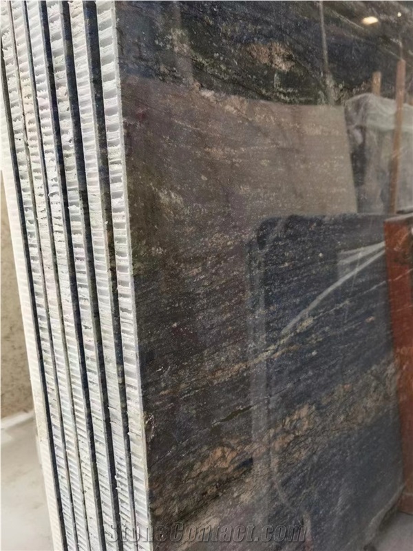 Black Red Granite Honeycomb Backed Panels