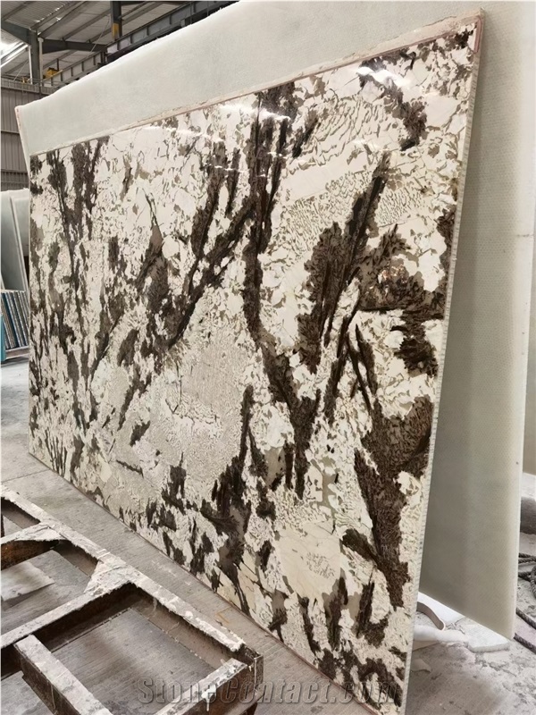 Brazil Pandora Granite Luxurious Stone Honeycomb Light Panel