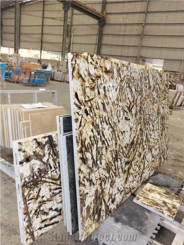 Brazil Pandora Granite Luxurious Stone Honeycomb Light Panel