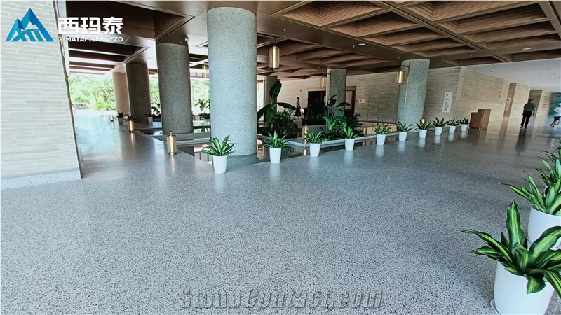 Cement Terrazzo Tile For Project Quantity Slab Factory