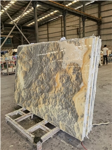 Glass Onyx Composite Honeycomb Backed Panels Translucent Tile Slab