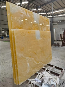 Glass Onyx Composite Honeycomb Backed Panels Translucent Tile Slab