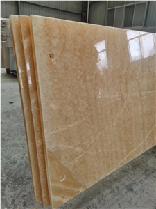 Glass Onyx Composite Honeycomb Backed Panels Translucent Tile Slab