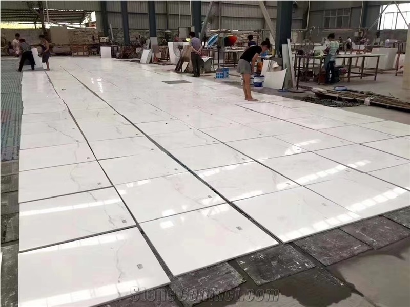 White Marble Honeycomb Panel Light Backlit Tile