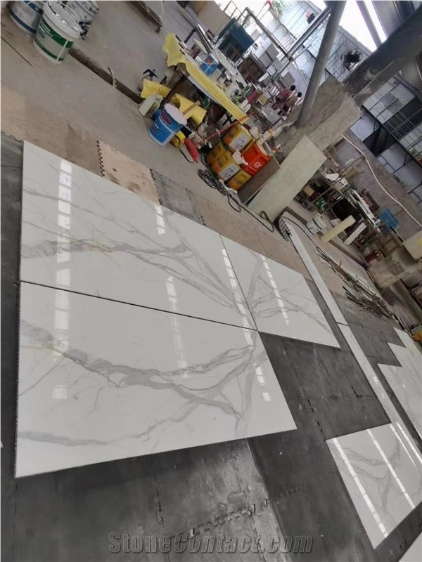 White Marble Honeycomb Panel Light Backlit Tile