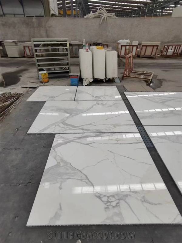 White Marble Honeycomb Panel Light Backlit Tile