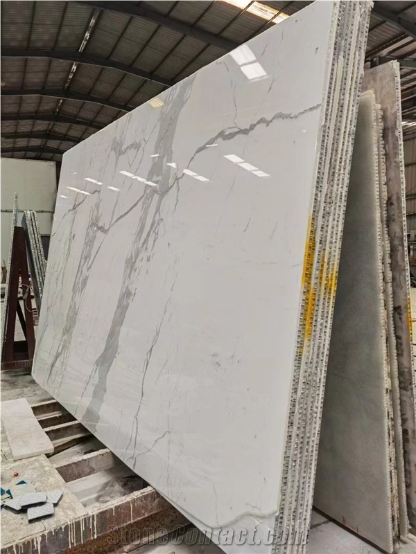 White Marble Honeycomb Panel Light Backlit Tile