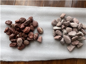 Brown Pebbles, Gravel , Natural Pebble Stones