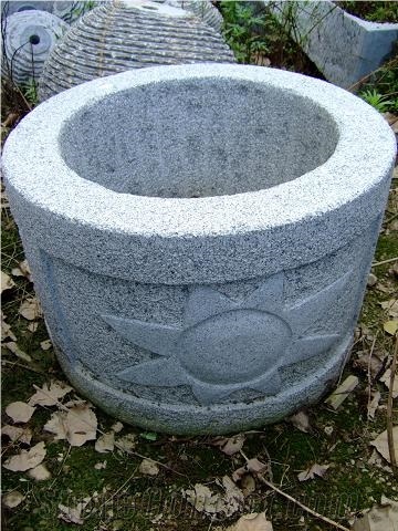Limestone Flower Pots , Planters