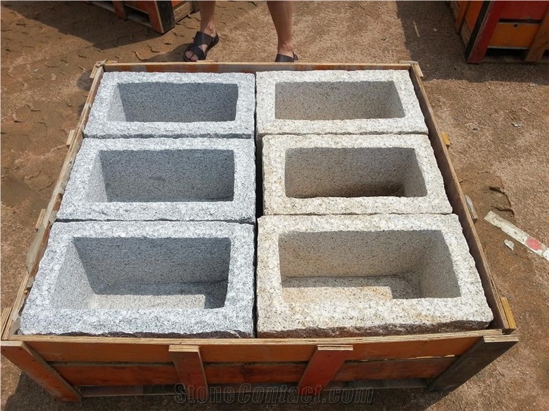 Sandstone Flower Pots , Stone Planters
