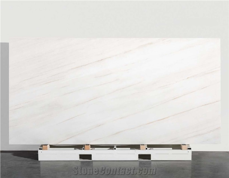 Bianco Lasa Lucidato Sintered Stone Floor Tiles