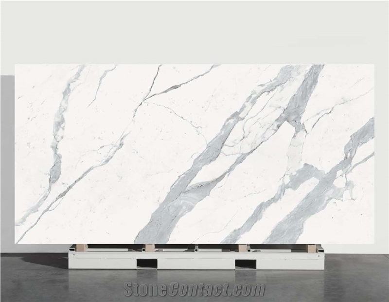Bianco Statuario Venato Sintered Stone Wall Floor