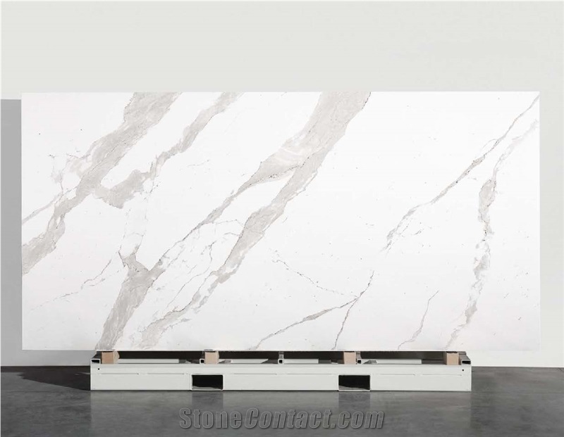 Bianco Statuario Venato Soft Touch Sintered Stone Panels