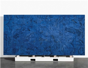 Blu Lucidato Sintered Stone Tiles Wall Floor
