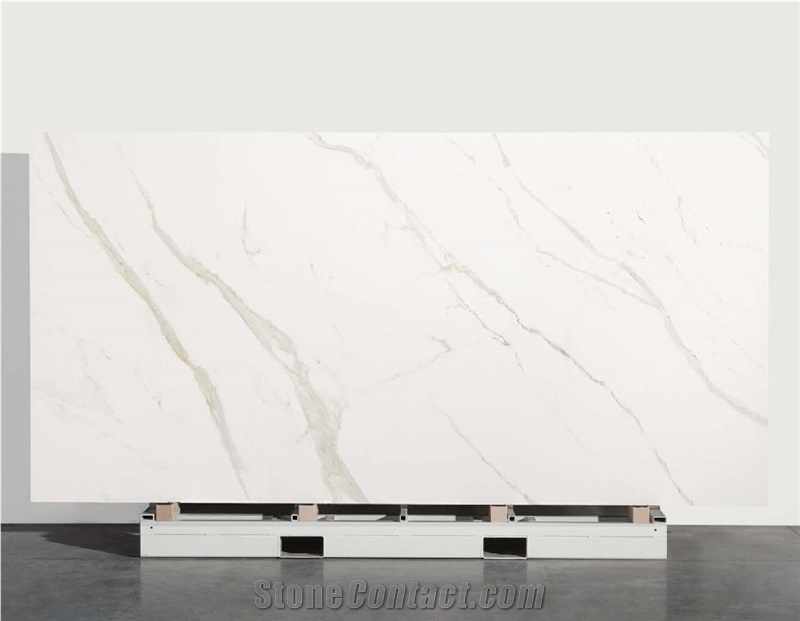 Calacatta Gold Sintered Stone Panels Wall Floor