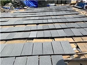 Bluestone Chiseled Grooves Textured Panel