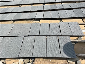 Bluestone Chiseled Grooves Textured Panel