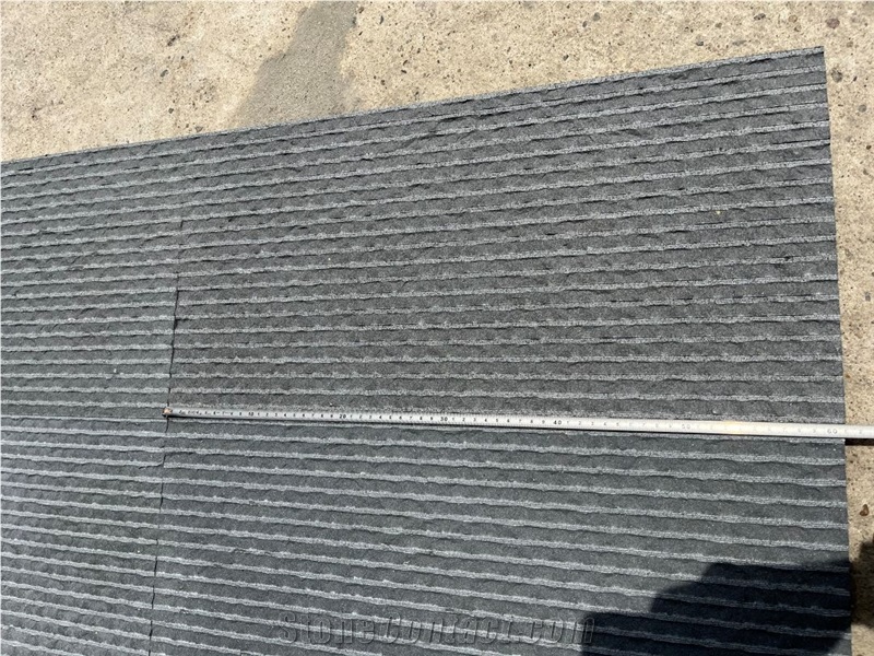 Bluestone Chiseled Grooves Textured Panel