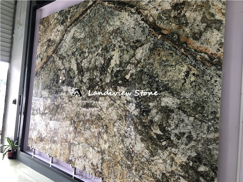 Brazil Yellow Granite Shangri-La Granite For Wall And Floor
