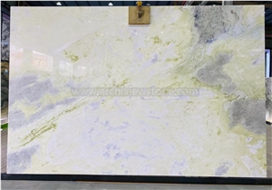 Devon Sun White Marble Slab Tiles