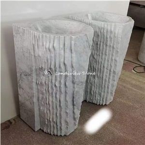 Free Standing Basin Natural Stone Sink
