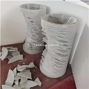 Free Standing Basin Natural Stone Sink
