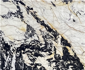 Polished Crystal Tiffany White Quartzite Slab